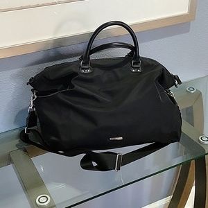 Rebecca Minkoff Black Nylon Weekender Bag
